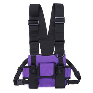 กระเป๋าใส่เครื่องส่งรับวิทยุแบบพกพา สายคล้องไหล่ สายรัดหน้าอกแบบยุทธวิธี สำหรับวิทยุสื่อสารแบบสองทาง  กระเป๋าใส่เครื่องส่งรับวิทยุแบบติดเสื้อ  กระเป๋าคาดหน้าอก  ซองใส่เครื่องส่งรับวิทยุ - Product Image 2