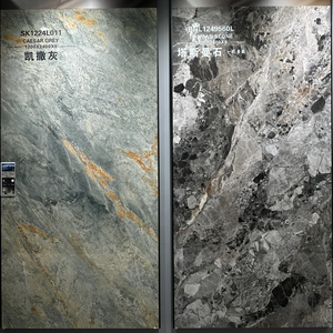 Ladrillos de piedra sinterizada de gran tamaño 1200*2400mm Apariencia de mármol verde al por mayor - Product Image 6