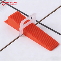 Système de nivellement de carreaux en céramique pour sols en porcelaine, clips de nivellement en PP, positionnement rapide des carreaux, espaceurs pour carreaux
