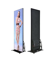 Indoor Outdoor Advertising Billboard Digital Small Led Poster Sign Control Poster Display a Led per il centro commerciale del negozio di moda