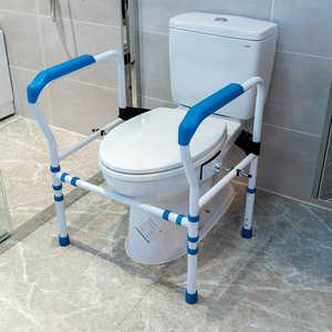 Good <b>Step</b> Folding Toilet Handrail Cross-border <b>Small</b> Size Elderly Handrail Frame No Douyin Required No Drilling Required Safe - Product Image 2