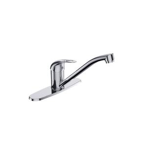 ก๊อกน้ำอ่างล้างหน้าในครัวทำจากทองเหลืองแบบก้านเดี่ยวก๊อกน้ำสังกะสีชุบเคลือบสังกะสีผสมกับผนัง - Product Image 2