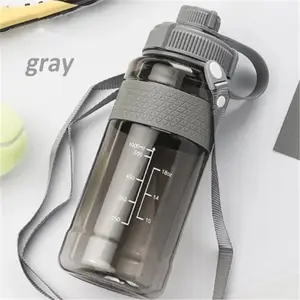 650-2500ML Large Capacity Water Bottle Outdoor Straw Sports Bottle Kettle Men and Women Fitness Portable Water Cup