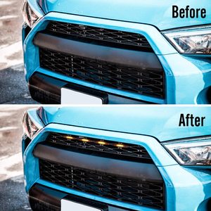ไฟหน้า LED ADT พร้อมไฟสีเหลืองอำพันสำหรับกระจังหน้า 4Runner TRD Pro ปี 2014 2015 2016 2017 2018 2019 - Product Image 4