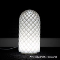 Lampu LED Model 3D Sunssy 5V Ultra-Tipis, Lampu Puck Dapat Diredupkan, USB, Dapat Disesuaikan, DIY untuk Kit Lampu LED Bambu Lab 001