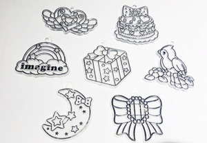 Bán Buôn Nhựa 4 Miếng Tự Làm Cửa Sổ Nghệ Thuật Giáng Sinh Unicorn Mặt Trời Bắt Thủ Công Kit Cho Trẻ Em Món Quà - Product Image 4