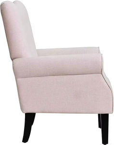 Poltrona Moderna <span class=keywords><strong>Classica</strong></span> in Velluto con Gambe in Legno Massello per <span class=keywords><strong>Camera</strong></span> <span class=keywords><strong>da</strong></span> Letto e Soggiorno - Product Image 4