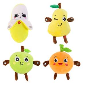 Giocattolo Interattivo in Peluche Hopearl Fruit Induction Beat Piano - Chitarra Sensoriale a Forma di Frutta Completamente Aggiornata, Giocattolo Sonoro Interattivo Banana Fragola Carota - Product Image 3