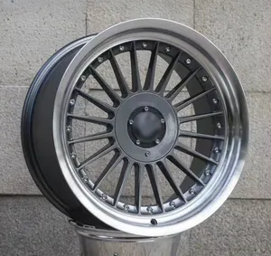 新型工厂直接供应17X8 17X9 18X8.5 18X10车轮5X112 5X114.3 5X120mm ALPINA铸造车轮合金车轮