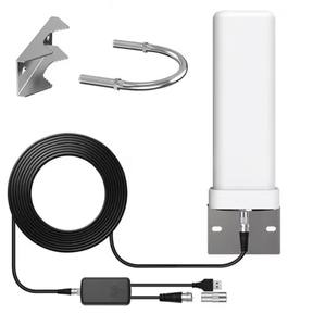 Antena de <span class=keywords><strong>TV</strong></span> Digital para exteriores, 39dBi remoto de <span class=keywords><strong>amplificador</strong></span> de <span class=keywords><strong>señal</strong></span>, 4K, 1080P, Canal HDTV gratuito, ATSC, DVB-T, antena de 2/2 ", antena de 1/2" - Product Image 5