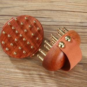 产品趋势2026新品批发瓜沙木按摩器护肤产品关萨棒瓜沙刷头皮梳 - Product Image 5