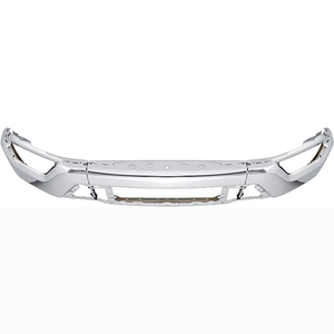 2021 2024 per F-150 montaggio gradino paraurti anteriore Gls cromato barra frontale di ricambio fendinebbia per paraurti ritagli per l'aggiornamento - Product Image 2