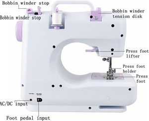 Machine à coudre électrique portable 505 mini multifonction pour vêtements d'enfants et usage domestique, en plastique, pour couture à la main - Vente en gros - Product Image 2
