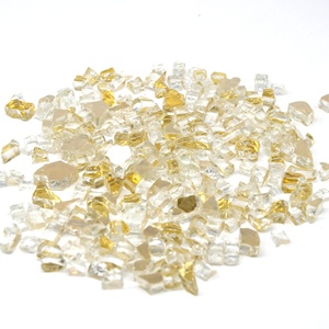 China Manufacturer1/4 "24K oro reflectante paisajismo vidrio de fuego templado para chimenea y hoguera - Product Image 1