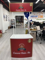 Comptoir d'exposition portable personnalisable, table promotionnelle pour la publicité en PP