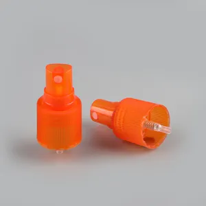 Nuevo estilo personalizado colorido 18/410 20/410 plástico bomba de pulverización de niebla fina botellas de cosméticos con tapa