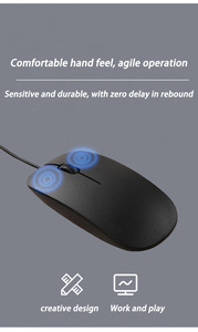 Ratón Óptico USB Universal con Cable, Ratón para Oficina en Casa, Negocios, para Windows, Mac, iOS, <span class=keywords><strong>PC</strong></span>, Portátil, Escritorio - Product Image 5