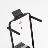Fanpo interior precio más barato plano plegable Control Remoto Portátil máquina de cinta de correr para la venta con elevador eléctrico