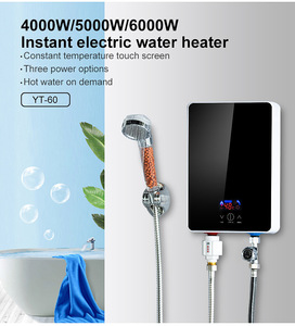 Calentador de Agua Eléctrico Instantáneo HAILIJING para <span class=keywords><strong>Ducha</strong></span>, 5500W, Control Táctil, Uso en Hoteles, Pantalla LED, Calentamiento Rápido, Baño - Product Image 6