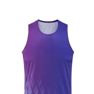 Conjunto de Uniforme Deportivo de Alta Calidad, 100% Poliéster, Ligero, Antibacterial, Sin Mangas, Corte Atlético, Cintura Elástica, Para Todas las Temporadas - Product Image 5