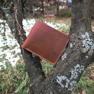 For Boshiho Men's Slim Vintage Crazy Horse Genuine Leather Bifold <b>RFID</b> <b>Wallet</b> Customized Short Type Cards Holder Anti-Theft Nylo - Product Image 1