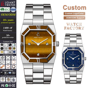 Nouvelle Arrivée Vente en Gros Montres <span class=keywords><strong>Quartz</strong></span> Personnalisées PC20 de Luxe Léger pour Femmes, Bracelet en Acier Inoxydable et Design Carré - Product Image 1