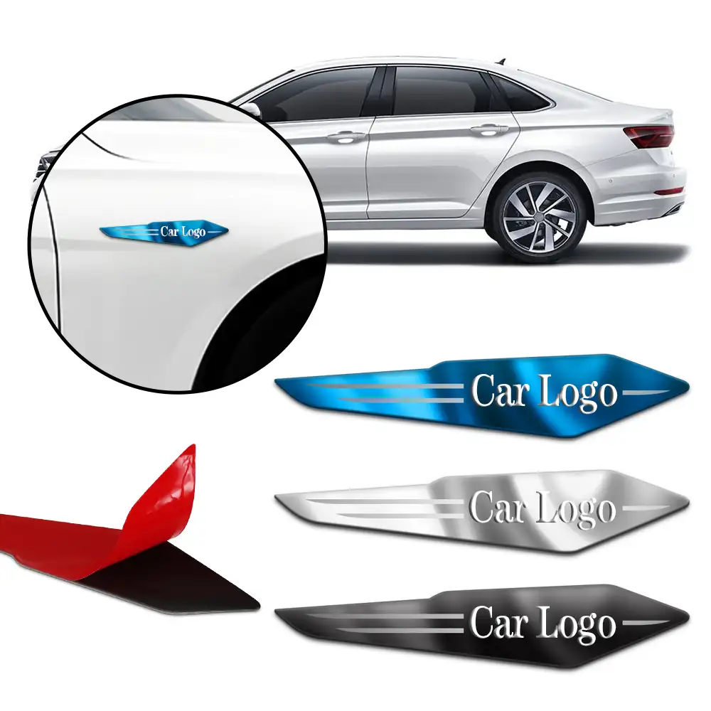 Все автомобильные брелки с логотипом автомобиля стикер украшения с аллюминиевыми ABS корпусные Автомобильные Боковые зеркала эмблемы ленты из водонепроницаемого материала с защитной пленкой