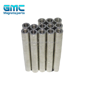 N52 <span class=keywords><strong>molto</strong></span> forte materiali magnetici permanenti terre Rare Ndfeb magneti anello disco al neodimio anello magneti per rossetto - Product Image 5