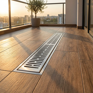 Drenaje de Piso para Baño y Cuarto de Ducha Modernos, con Prevención de Reflujo, Flujo Rápido y Dimensiones Personalizadas - Product Image 3