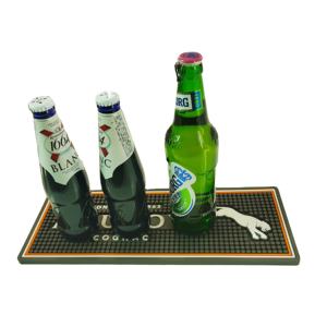 Personalized Silicone PVC Beer Mat Rubber Bar <b>Runner</b> Spill Pad Pub Rail Mat Drip Tray Non Slip Pad Table Mat Placemat Coaster - Product Image 4