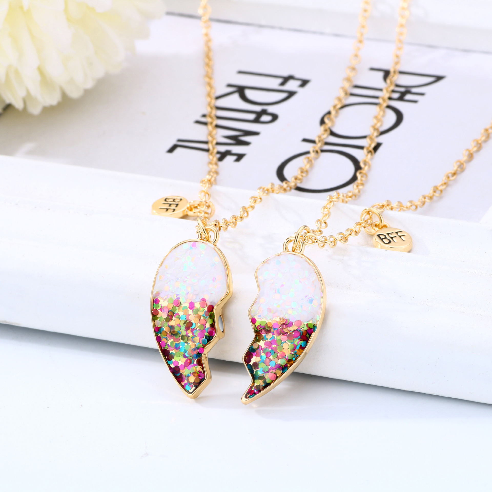 Parure Bijoux Trèfle Argent 925 – Collier, Bracelet, Boucles D'oreilles – Avec Zircone, Cadeau Femme