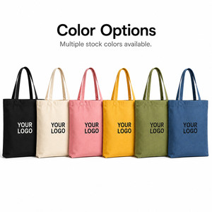 Heavy Duty 12oz <b>Canvas</b> Tote <b>Bag</b> Custom Logo Reusable Shopping <b>Bags</b> Eco Friendly Grocery <b>Bag</b> with Reinforced Handles - Product Image 6