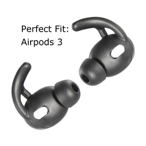 Embouts en silicone pour <span class=keywords><strong>Airpods</strong></span> <span class=keywords><strong>3</strong></span> avec ailettes anti-perte et crochets d'oreille en silicone - Product Image 1