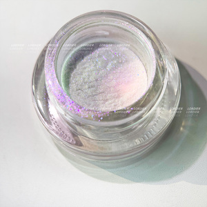 ผงโครเมี่ยมกระจกเงาคุณภาพสูง ความสว่างสูง ผงออโรร่า สำหรับตกแต่งเล็บ - Product Image 6