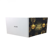 Carte de voeux vidéo de Noël promotionnelle personnalisée carte de brochure vidéo d'affichage à cristaux liquides de 2.4 pouces pour la collection