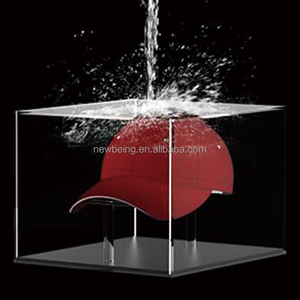 Acrylic hat hiển thị trường ha-bóng chày bóng đá <span class=keywords><strong>cap</strong></span> hiển thị Stand - UV bảo vệ hat tủ bảo vệ lưu trữ Bìa - Product Image 2