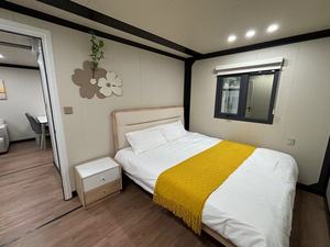 Buen precio Anti huracán impermeable prefabricado casa móvil ruedas 20 pies 2 dormitorios casa contenedor extensible - Product Image 4