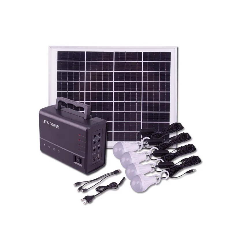 Home Mobile Charging Solar LED Light Kits Portable Small Solar Panel Energy Power Solar Energy System