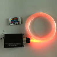 Nouveaux produits couleur changeante lampe LED fibre optique lumières cristal Base lumière sensorielle pour Table bureau décoration