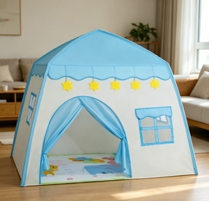 Tente de jeu colorée pour enfants, durable, en tissu Oxford 210T, pliable, cadeau d'anniversaire pour enfants, pour jouer à la maison, pique-nique, <span class=keywords><strong>voyage</strong></span> - Product Image 5