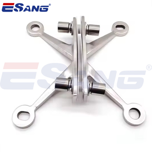 Esang <span class=keywords><strong>Glass</strong></span> nối Bracket phần cứng <span class=keywords><strong>Glass</strong></span> Fitting thép không gỉ <span class=keywords><strong>Glass</strong></span> Curtain Wall Spider hệ thống - Product Image 4