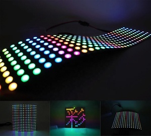 Individuell adressierbare <span class=keywords><strong>LED</strong></span>-Matrix Flexible FPCB-Bild-<span class=keywords><strong>Video</strong></span>-Text anzeige 5V WS2812B Digital panel Individuell volle Traum farbe