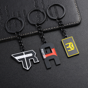 Porte-clés Logo personnalisé nouveau Design 3d mignon porte-clés porte-clés étiquettes émail alliage de Zinc ensemble de porte-clés en métal - Product Image 6