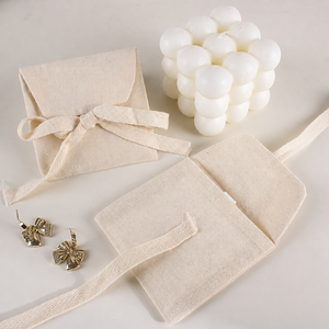 Bolsas de Almacenamiento Nuevas de Fábrica, Bolsas de Regalo Plegables de Tela, Bolsitas de Algodón - Product Image 1