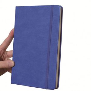 AI-MICH Good Quality Vintage Journal Diary A5 Custom Logo Hard Green Leather Cover PU Notebook - Product Image 1