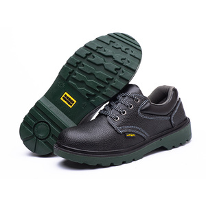 JIANKUN, fábrica al por mayor, zapatos de seguridad ligeros unisex, puntera de acero de cuero impermeable, placa de acero antigolpes, antiperforación para el trabajo - Product Image 4