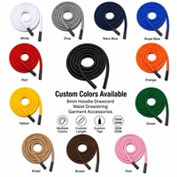 Cordón de macramé para sombrero, herramienta de repuesto para enhebrar, trenzado, recubierto, 8 mm, 140 cm, resistente, ajustable para prendas de vestir, zapatos y pantalones