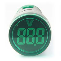 AD101-22VM 6V-600V Green Round Type Indicator Voltmeter Pilot Light