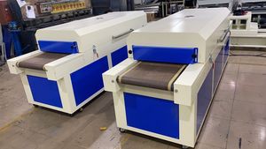 Bề mặt máy bay tia hồng ngoại sấy nóng đường hầm quần áo IR máy sấy nóng đường hầm máy cho phim nhấn phím sấy - Product Image 4