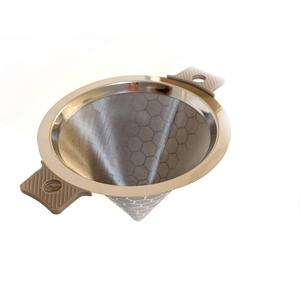 <span class=keywords><strong>Filtre</strong></span> à café pour cafetière manuelle en acier inoxydable perforé, pour infusion par le dessus - Product Image 4